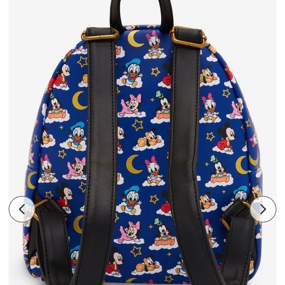 Loungefly Disney Baby Sensational Six Mini backpack and cardholder - Picture 3 of 7